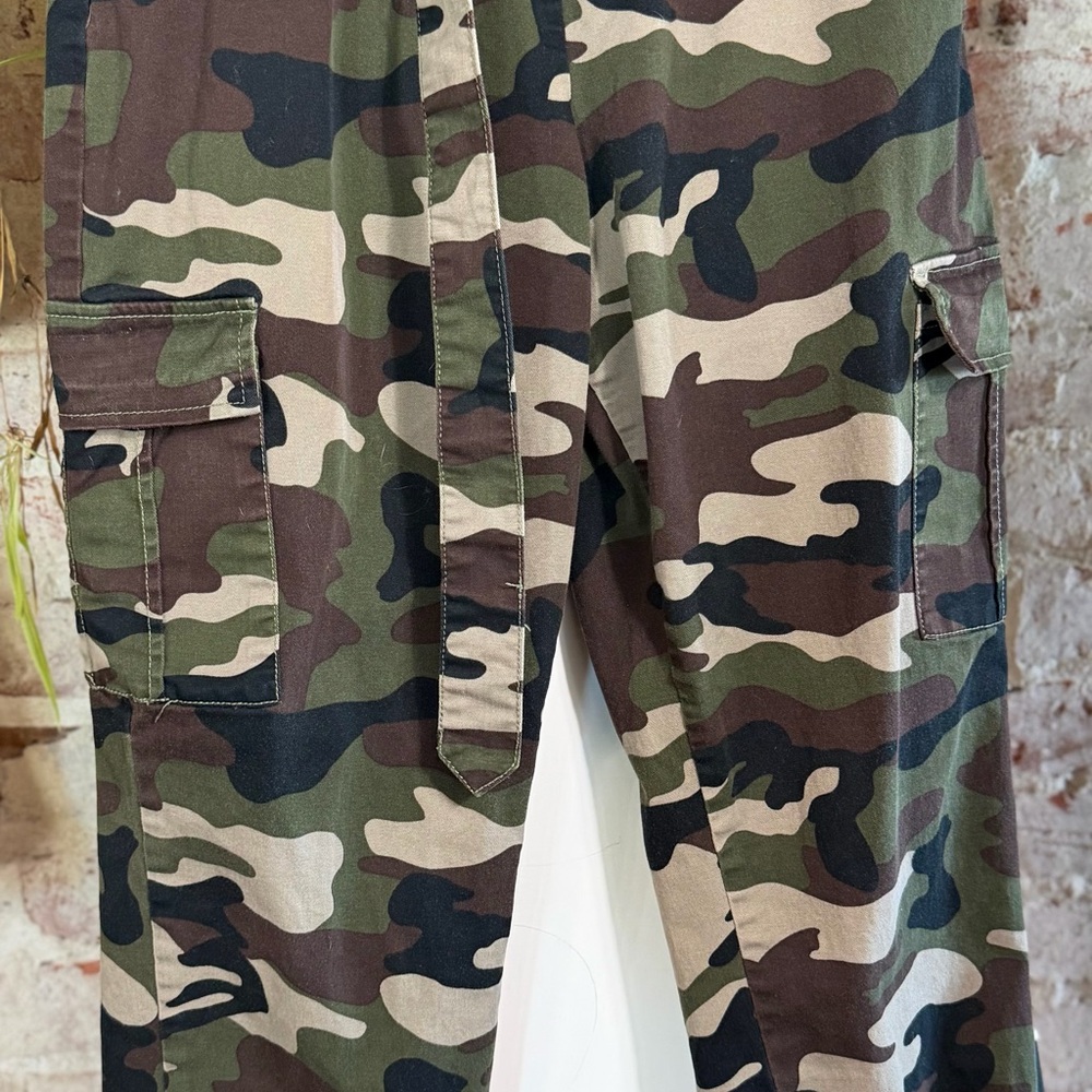 Refuge Camouflage Cargo Pants in Green and Brown